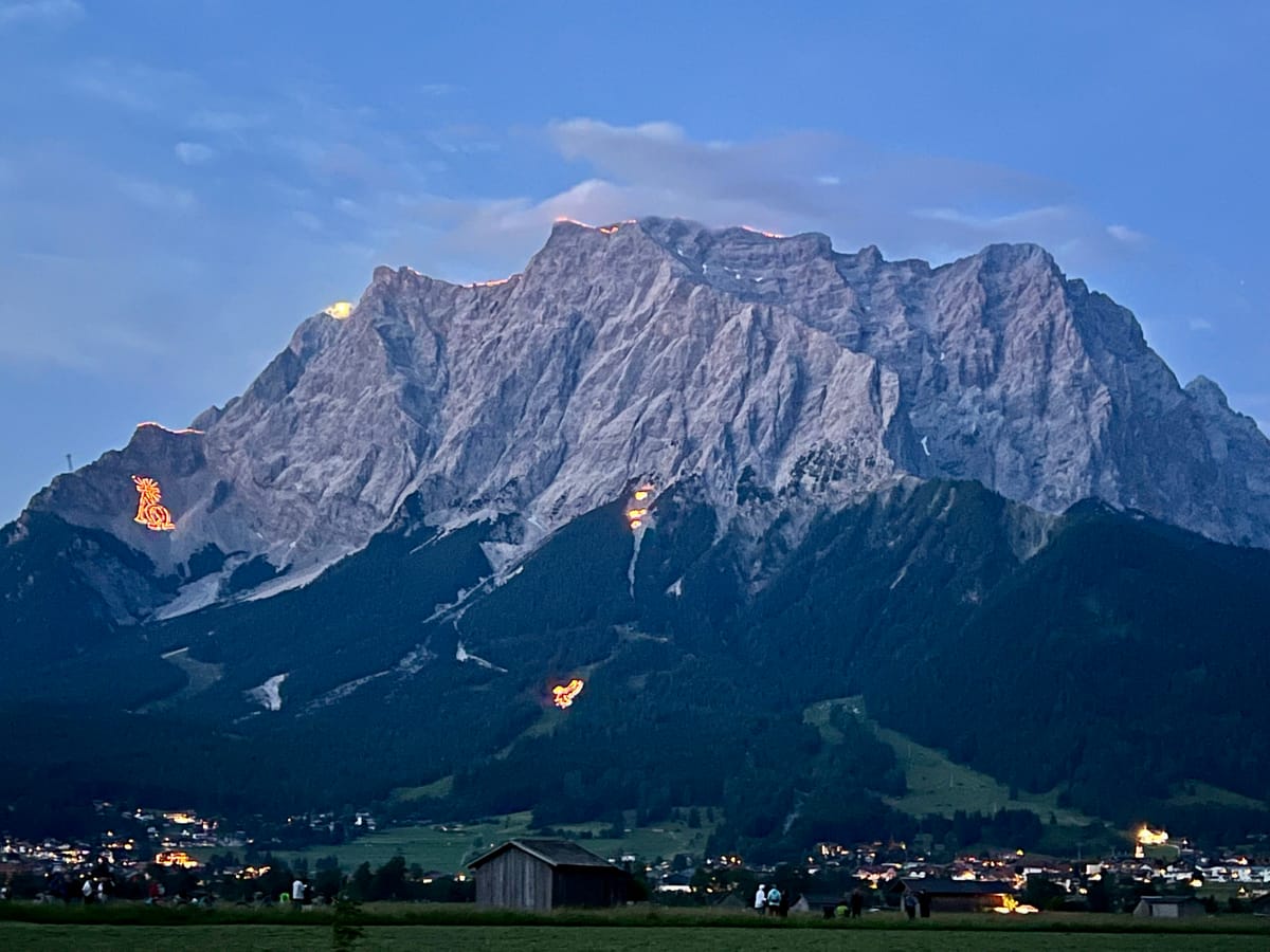 Johannisfeuer Ehrwald