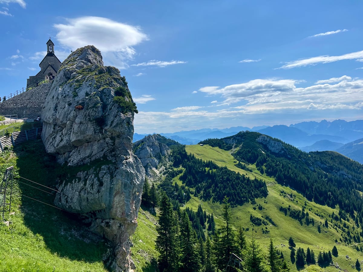 Letnie wejście na Wendelstein (zachodnia ściana, bez tlenu)